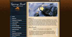 website design spring road church of christ before